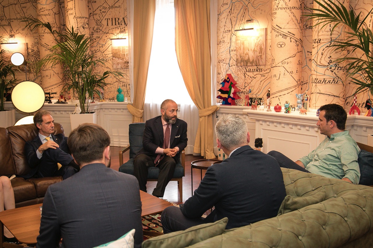Ambassador Palumbo meets Mayor of Tirana