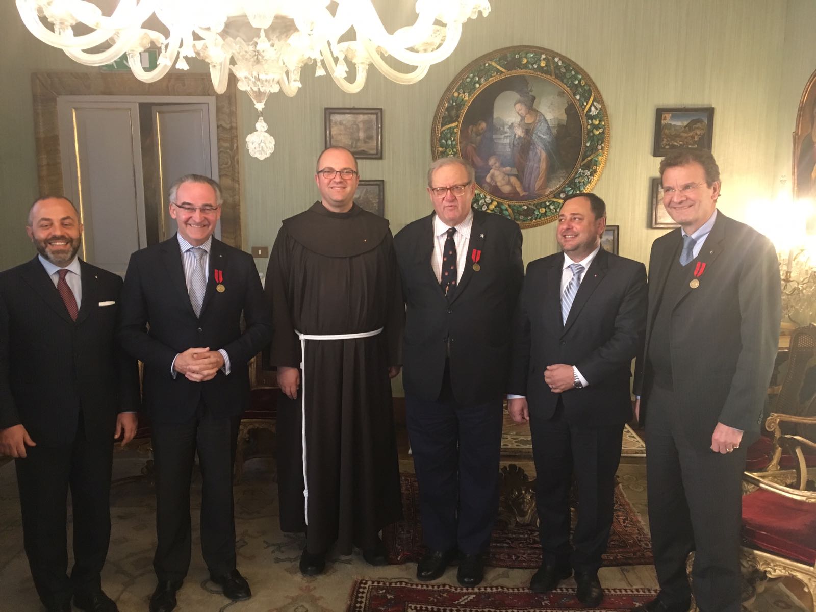 Commemorative honours on the occasion of the 25th anniversary of of the Albanian Organisation of the Order of Malta