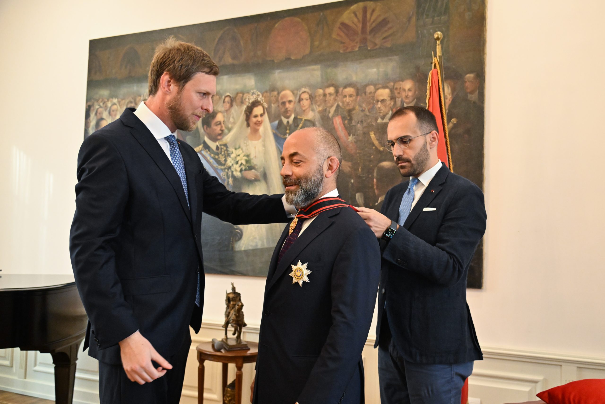 Ambasadori Palumbo në Urdhrin Mbretëror të Skënderbeut