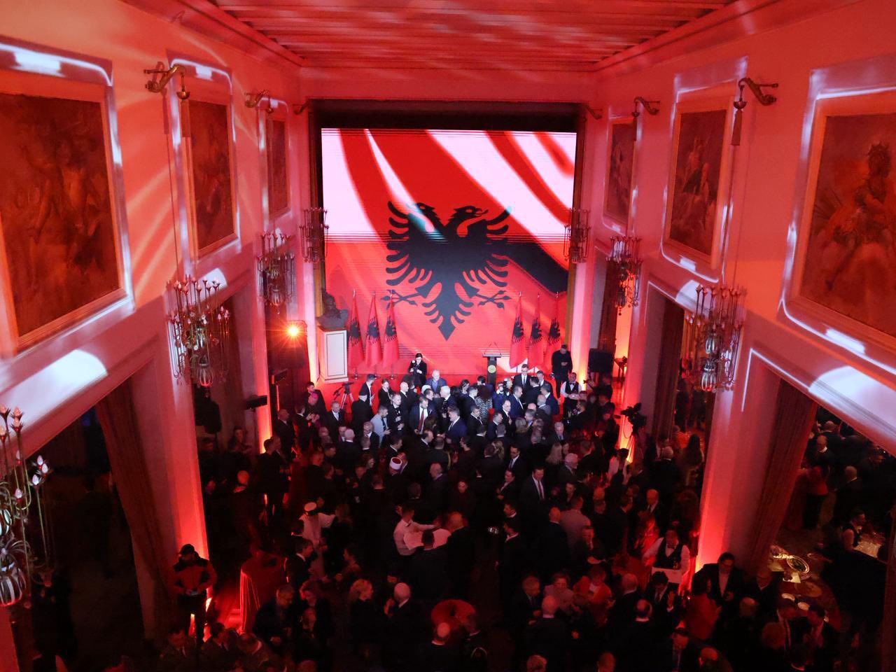 Ambassador Palumbo Attends National Day Reception Hosted by the President of Albania