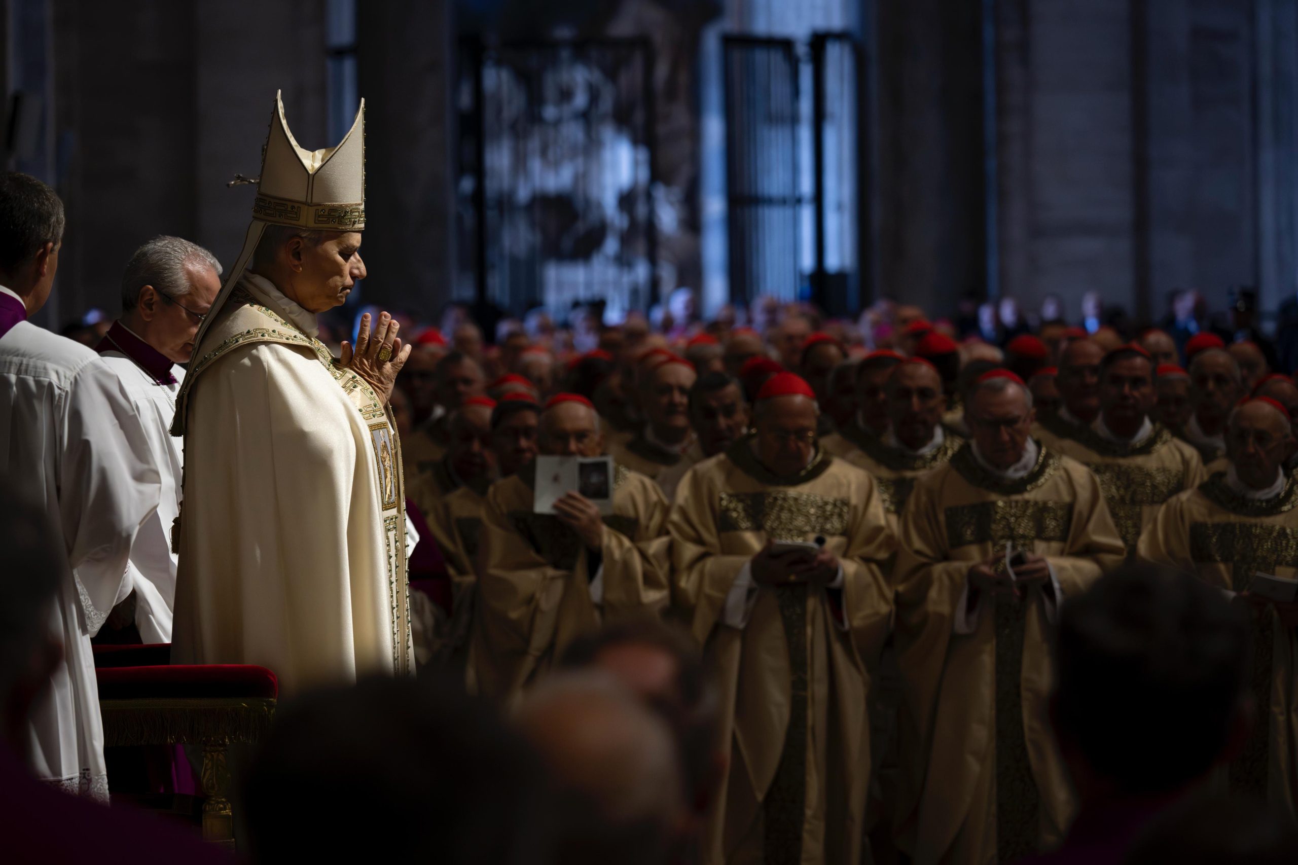 Grand Master Fra’ John Dunlap at the closing of the Holy Door. The Jubilee of Hope concludes